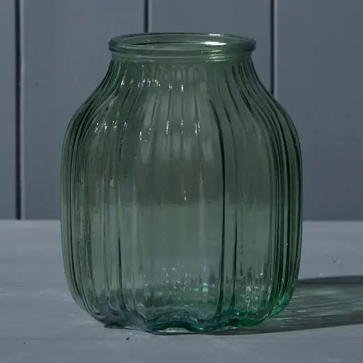 Vintage green vase