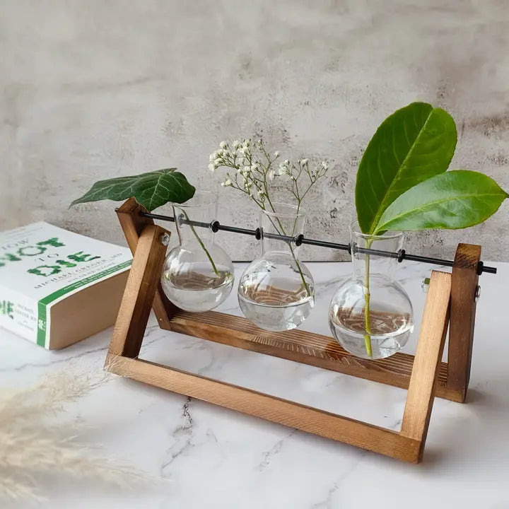 3 glass vase
