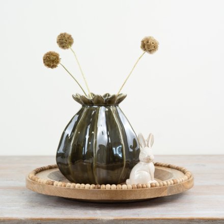 Poppy vase16 green