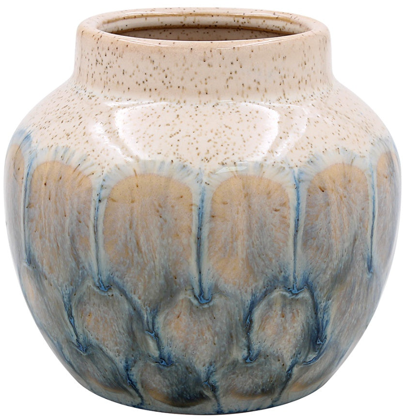 Glazed vase