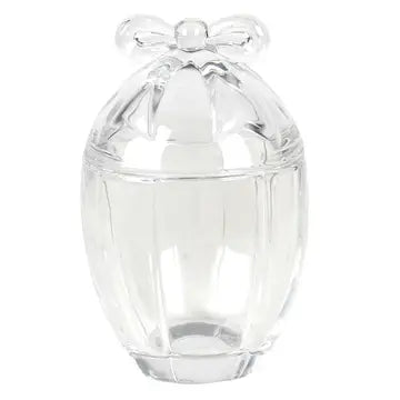 Bow glass jar