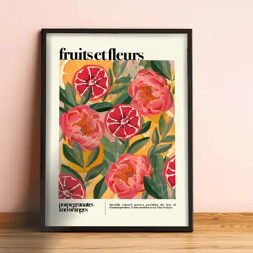 Fruit and flowers print