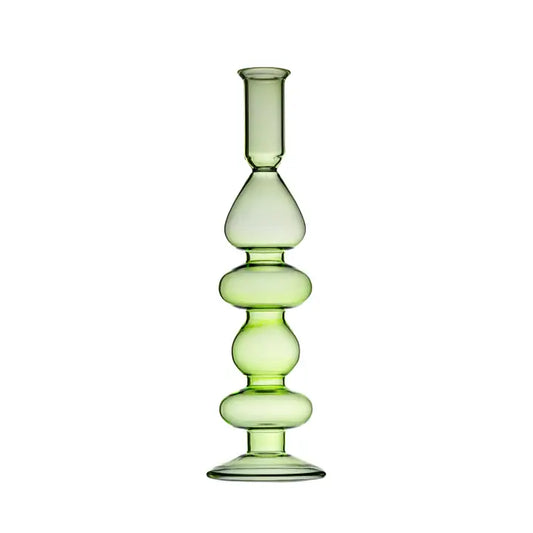 Large green candlestick