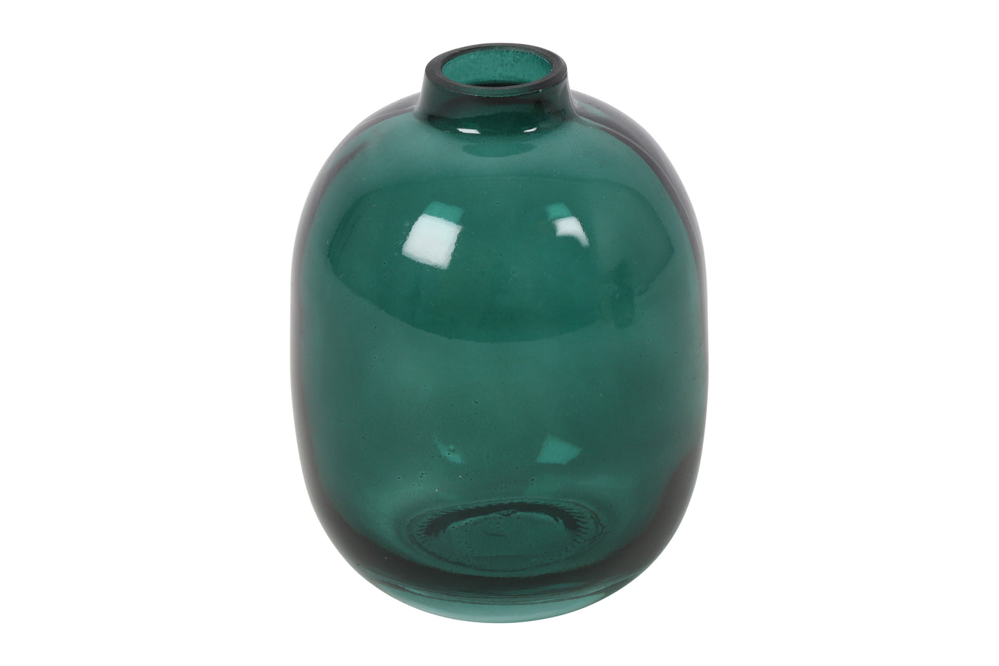 Vase - blue and ochre