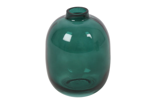 Vase - blue and ochre