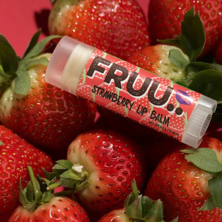 Strawberry lip balm