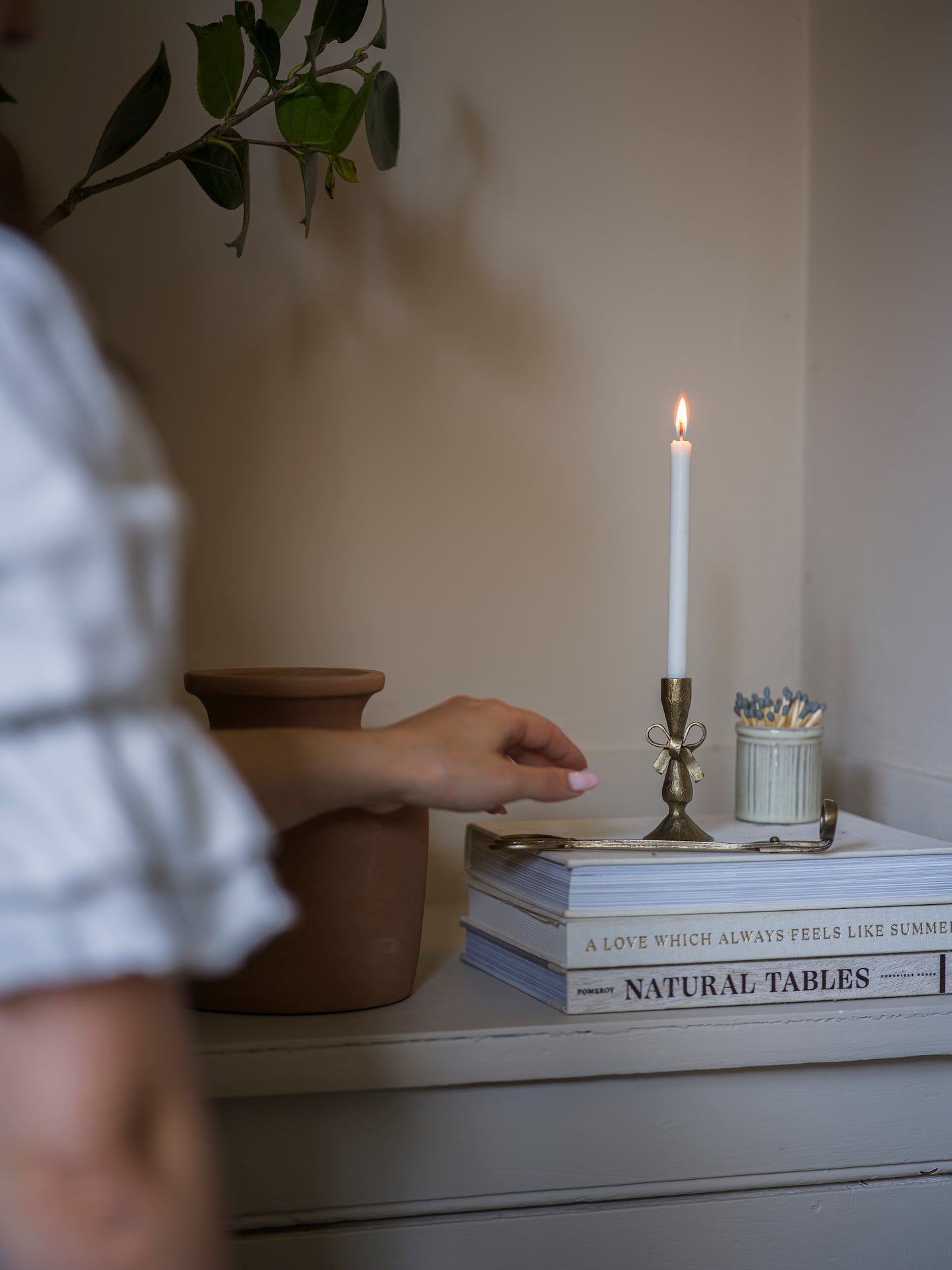 Gold candlestick