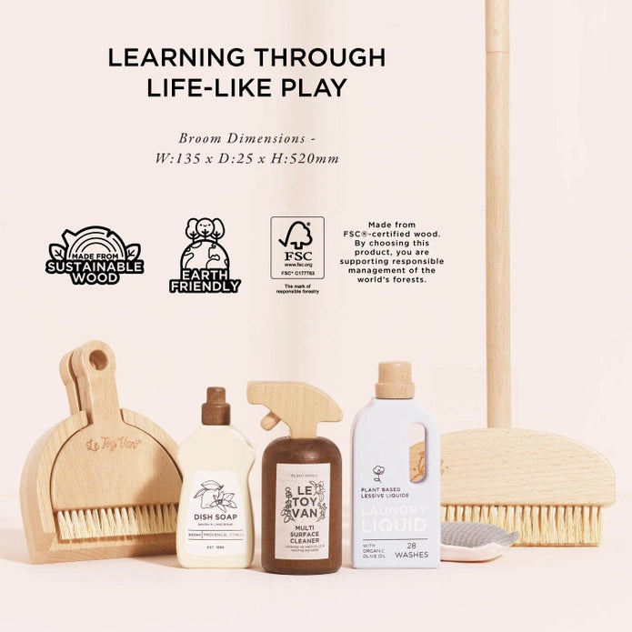 Toy cleaning set