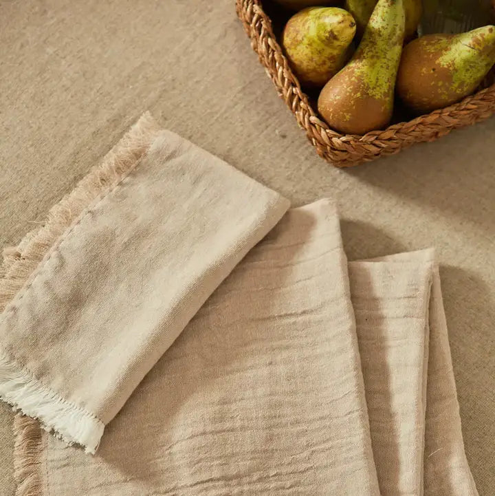 Beige napkins