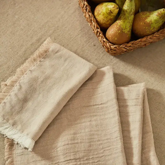 Beige napkins