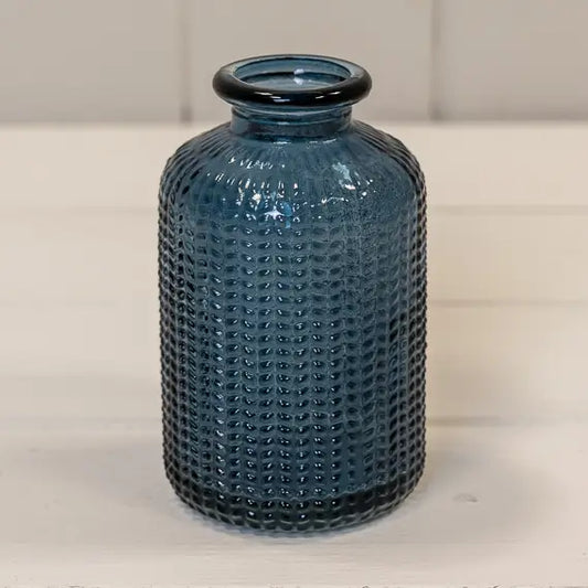 Blue dimple bottle