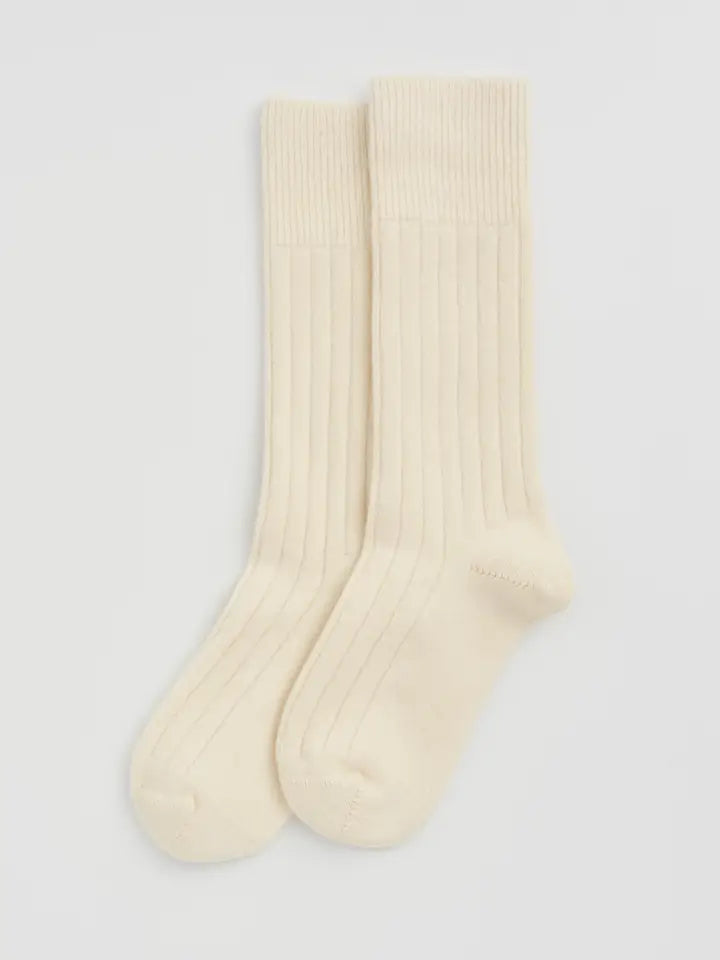 Large cream bed sock