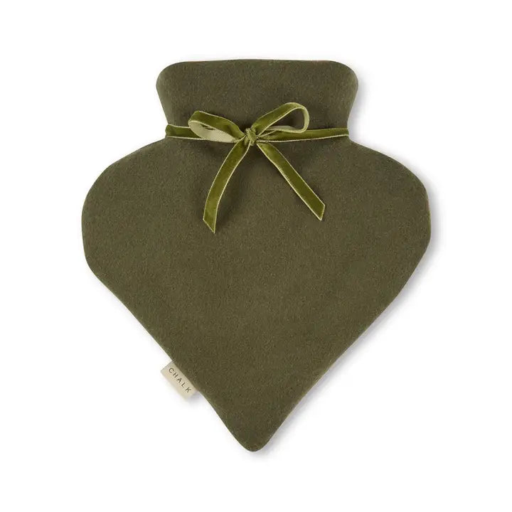 Heart water bottle green