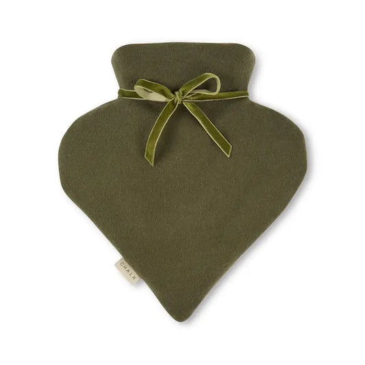 Heart water bottle green