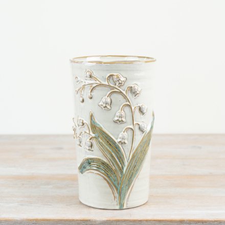 Embossed vase