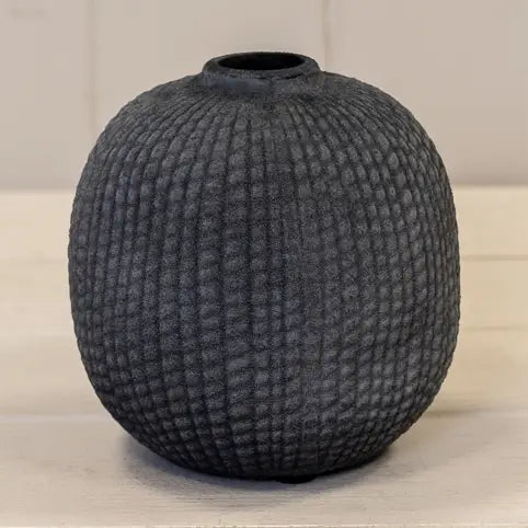 Grey stone vase