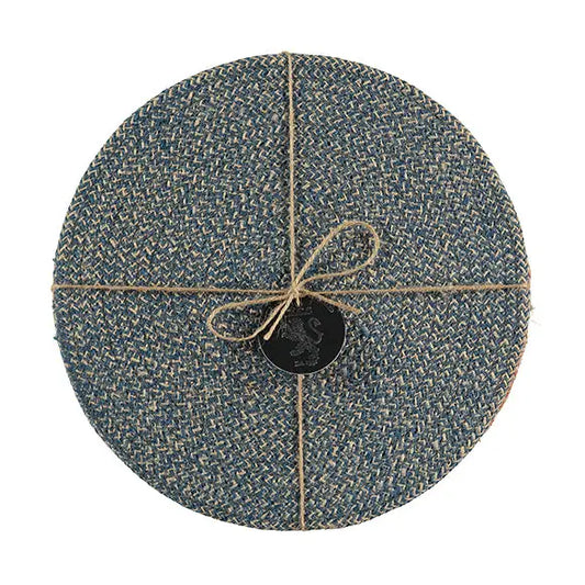 Jute placemats cornflower