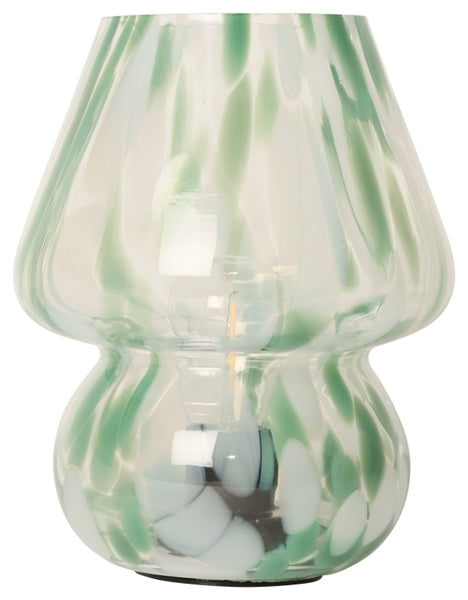 Green white joyful lamp