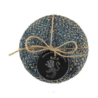 Jute coaster cornflower