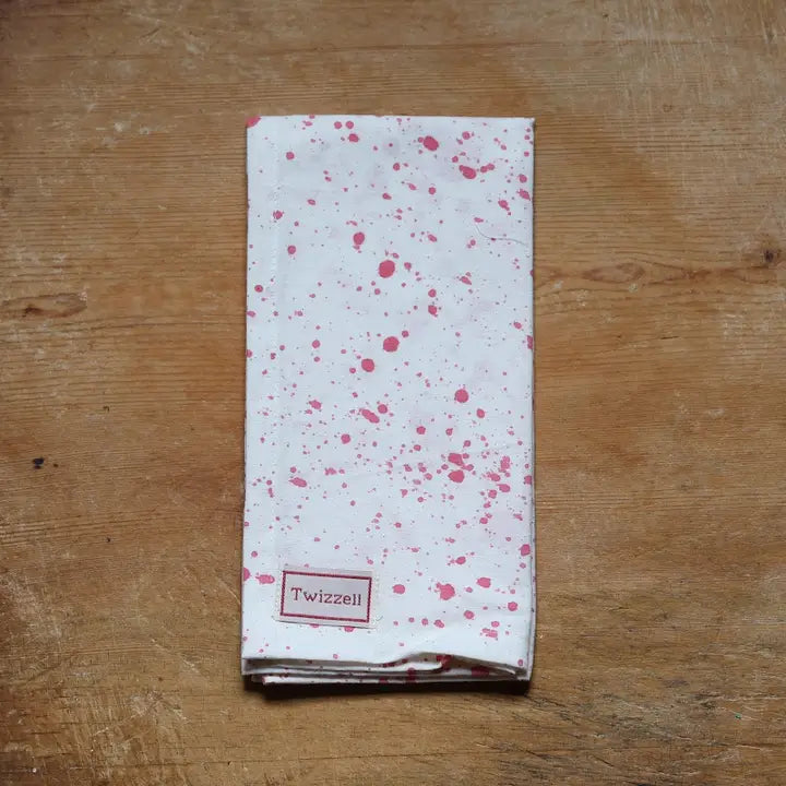 Pink Splatter Napkin
