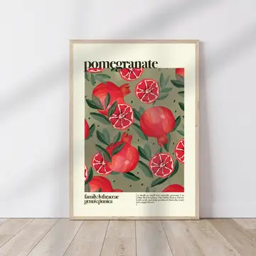 Pomegranate print