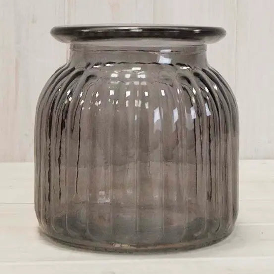 Smoky grey vase