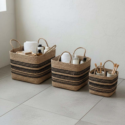 Udam stripe basket large