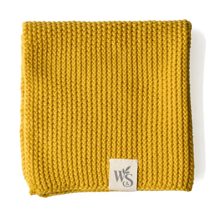 Yellow dish cloth